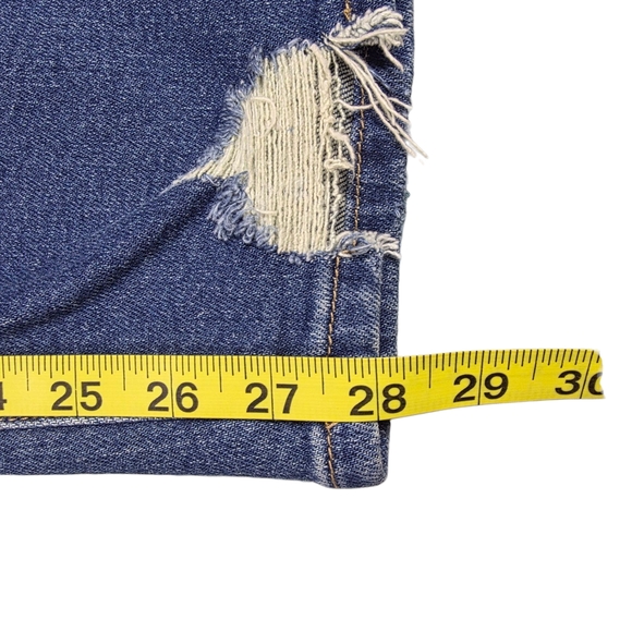 Distressed Blue Jeans Queen Of Hearts - Picture 8 of 9